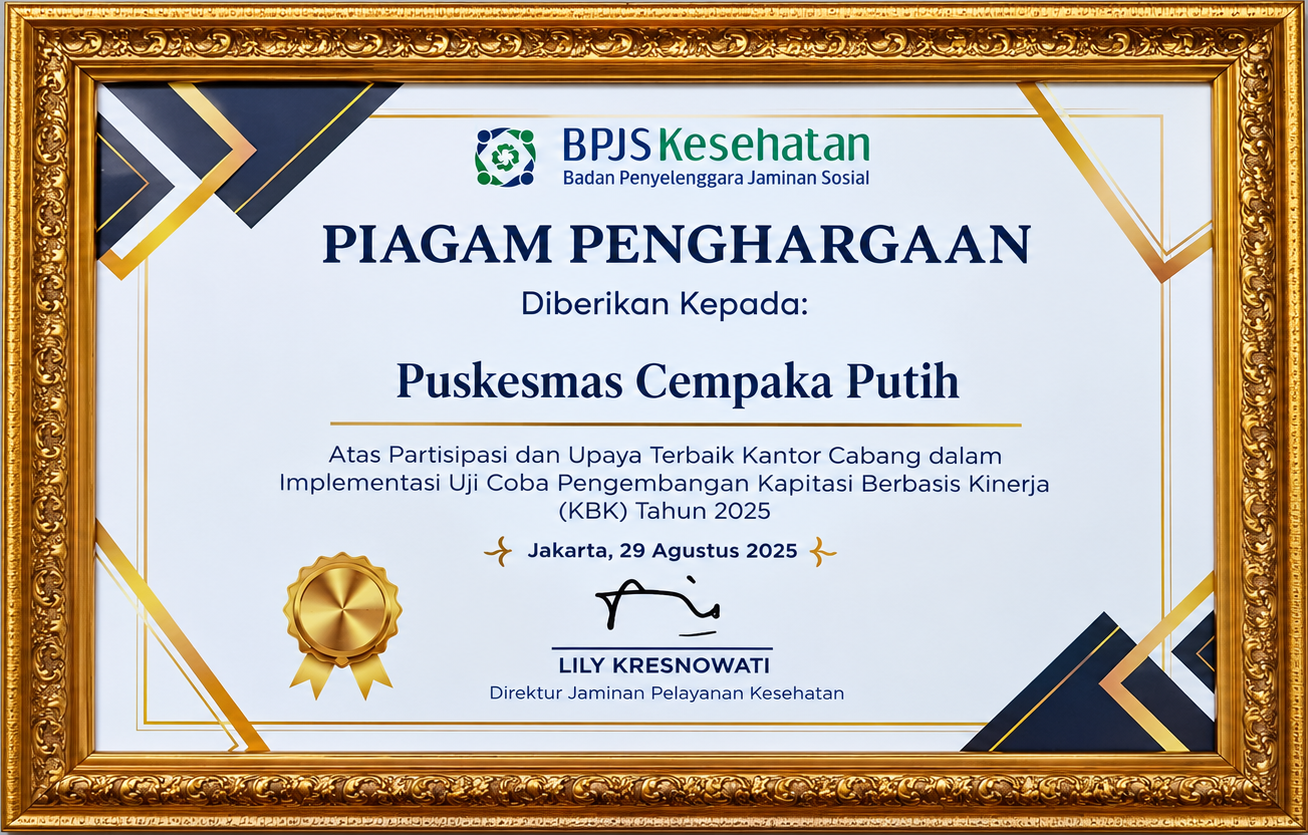 Penghargaan Faskes Tingkat Pertama Berkomitmen Tinggi 2025